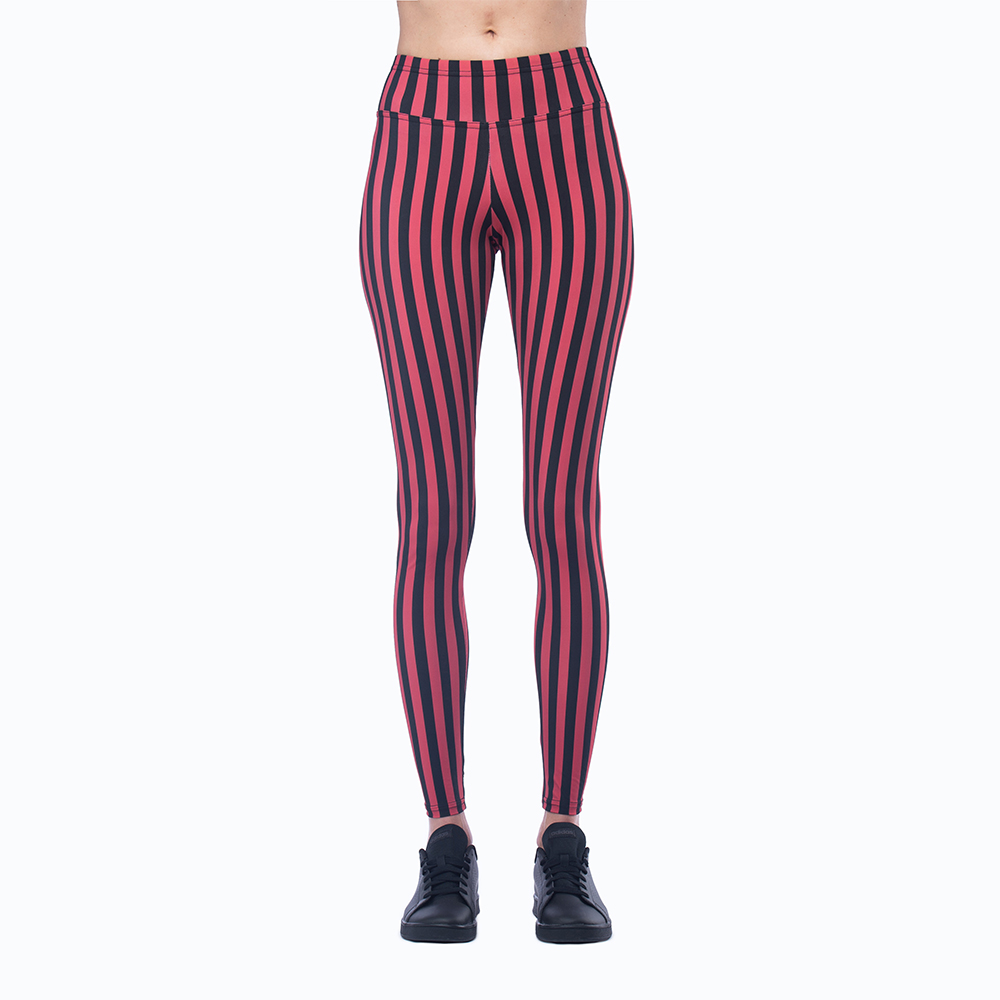 Red Striped Men's Leggings, Modern Vertically Stripes Meggings Running  Tights-Made in USA/EU | Heidikimurart Limited